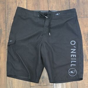 O'Neill Black Board Shorts Quick-Drying Swimwear